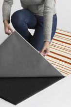 Load image into Gallery viewer, Hudson Stripe Rust Orange Rug
