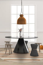 Load image into Gallery viewer, Hudson Stripe Rust Orange Rug
