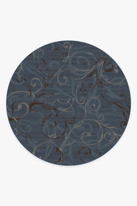 Ironwork Slate Blue Rug