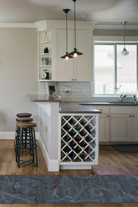 Ironwork Slate Blue Rug