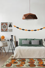 Load image into Gallery viewer, Jack O Lantern Orange Rug
