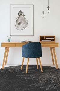 Jellyfish Bloom Charcoal Rug