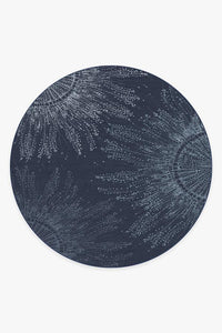 Jellyfish Bloom Navy Rug