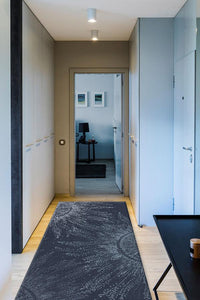 Jellyfish Bloom Navy Rug