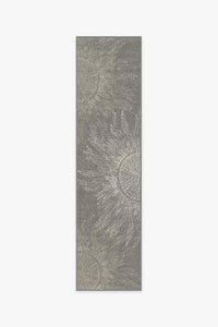 Jellyfish Bloom Silver Rug