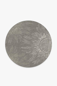 Jellyfish Bloom Silver Rug