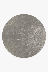 Jellyfish Bloom Silver Rug