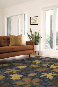 Jora Navy Gold Rug