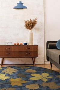 Jora Navy Gold Rug