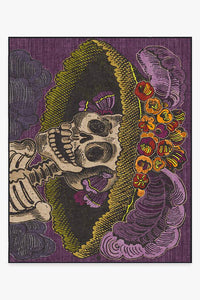Jose Posada Calavera Catrina Rug