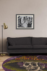 Jose Posada Calavera Catrina Rug