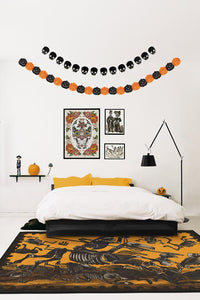 Jose Posada Calavera Don Quijote Rug