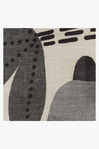 Jungle Safari Black & White Rug