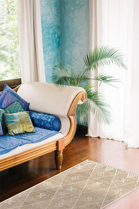 Kavi Diamond Rose Gold Rug