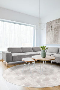 Kavi Mosaic Silver Rug