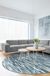 Kawa Indigo Blue Rug
