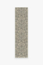 Load image into Gallery viewer, Lacis Damask Black &amp; Ivory Rug
