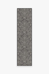 Lacis Damask Charcoal Rug
