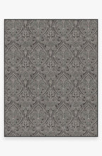 Load image into Gallery viewer, Lacis Damask Charcoal Rug
