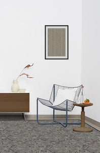 Lacis Damask Charcoal Rug