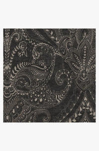 Lacis Damask Charcoal Rug