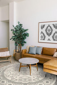 Leelu Black & White Rug