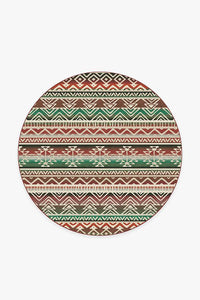 Linear Aztec Holiday Rug