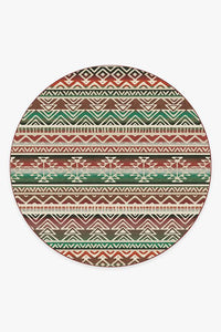 Linear Aztec Holiday Rug