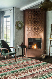 Linear Aztec Holiday Rug