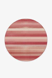 Linear Striped Candy Cane Rug