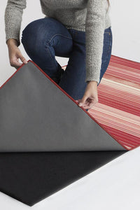 Linear Striped Candy Cane Rug