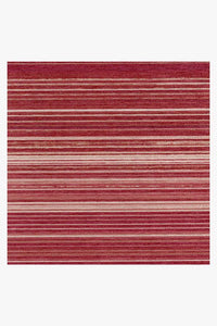 Linear Striped Candy Cane Rug