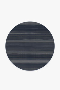 Linear Striped Navy Rug