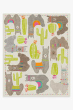 Load image into Gallery viewer, Llama Fun Natural Rug
