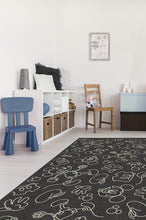 Load image into Gallery viewer, Mickey Doodles Onyx Rug
