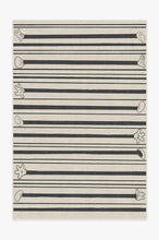 Load image into Gallery viewer, Mickey Stripes Black Rug
