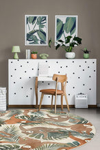 Load image into Gallery viewer, Monkey Mania Natural Rug
