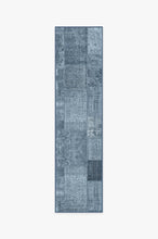 Load image into Gallery viewer, Patchwork Blue Rug
