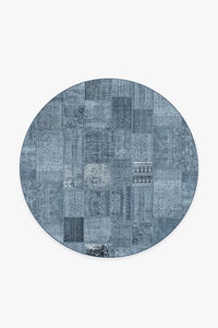 Patchwork Blue Rug