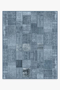Patchwork Blue Rug