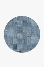 Load image into Gallery viewer, Patchwork Blue Rug
