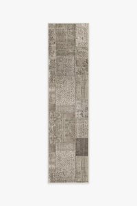 Patchwork Taupe Rug