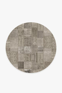 Patchwork Taupe Rug