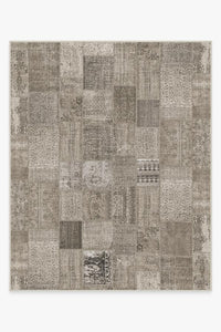Patchwork Taupe Rug