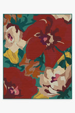 Load image into Gallery viewer, Poppy Floral Turquoise Rug
