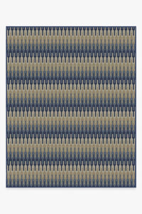 Retro Danish Blue Rug