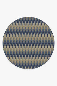 Retro Danish Blue Rug
