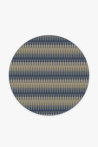 Retro Danish Blue Rug