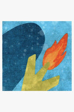 Load image into Gallery viewer, Rocket Ships Space Blue Rug
