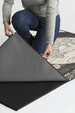 Load image into Gallery viewer, Sailor's Map Charcoal Rug
